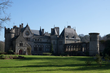 Obraz premium chateau de martinvast, normandie