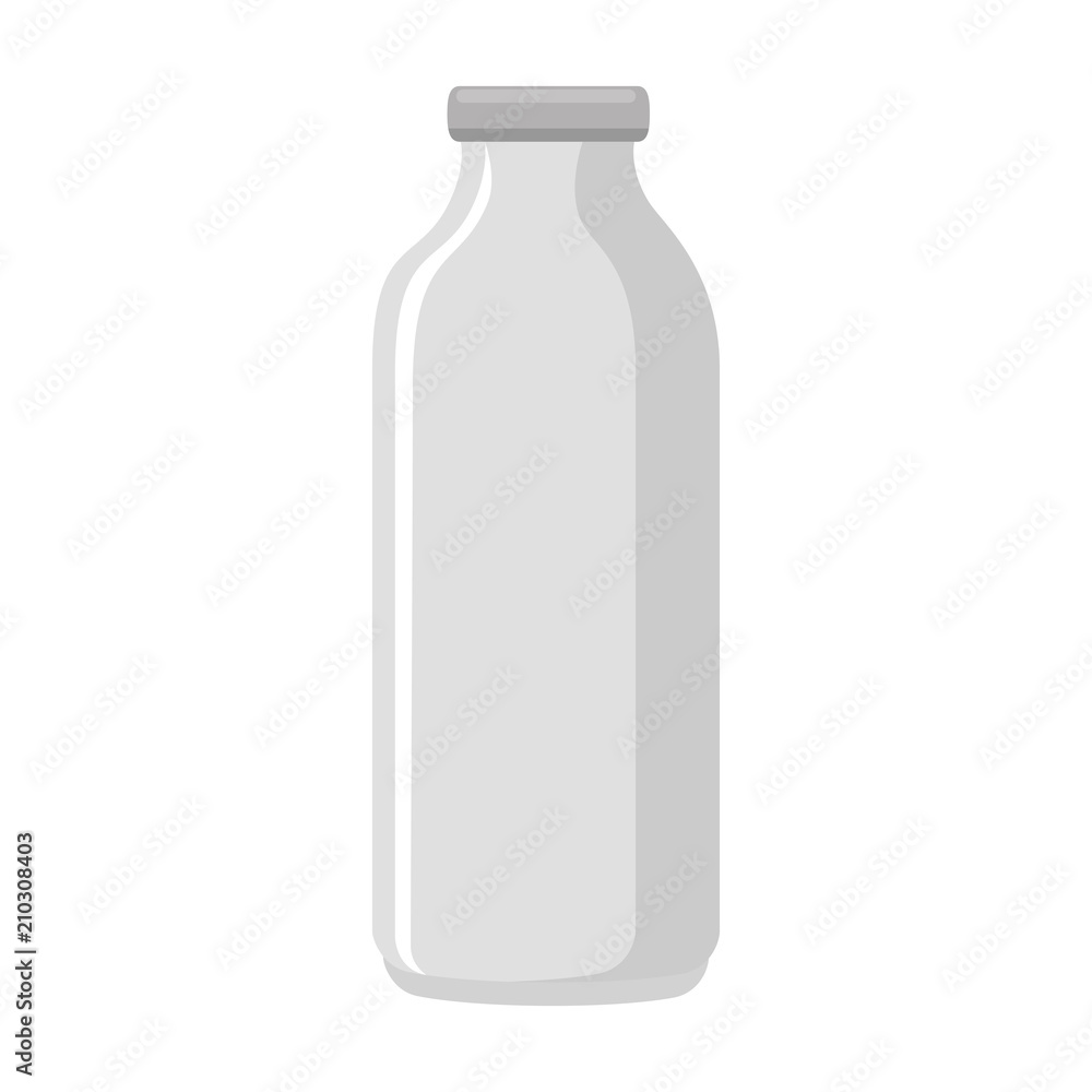 Canvas Prints milk bottle isolated icon vector illustration design