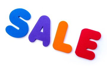 The word SALE