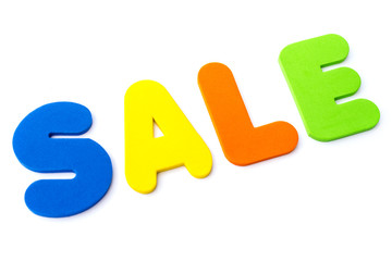 The word SALE
