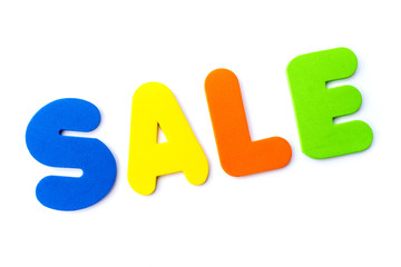 The word SALE