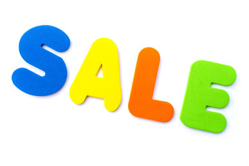 The word SALE