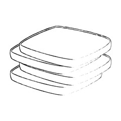 delicious breads sliced bakery icon vector illustration design