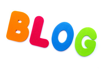 The word BLOG