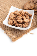 cookies isolated on white background.