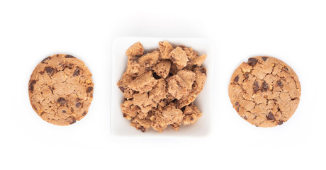 cookies isolated on white background.