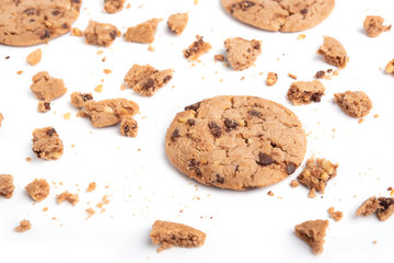 cookies isolated on white background.