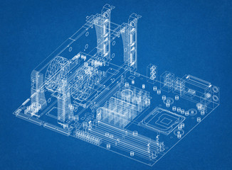 Motherboard and Graphic Cards Architect Blueprint
