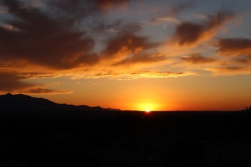 Fototapeta na wymiar Wasatch Front Sunset