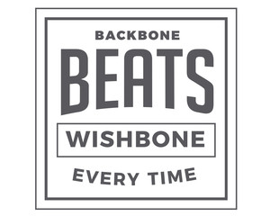 Backbone beats wishbone every time.