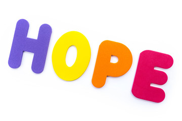The word HOPE