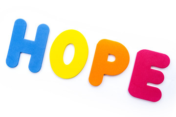 The word HOPE