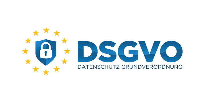 DSGVO Datenschutz-Grundverordnung Schriftzug