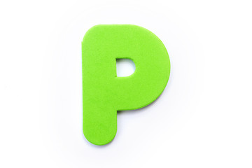 Green Letter P