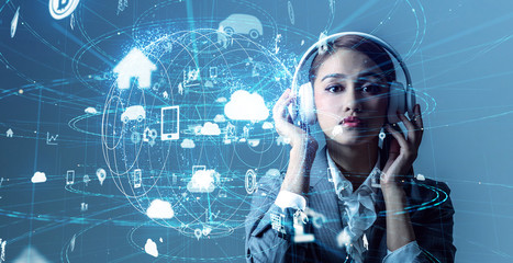 IoT (Internet of Things) concept.