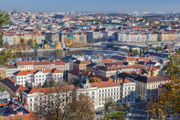 Fototapeta na wymiar Prague, city views, excursions, travel, cityscape