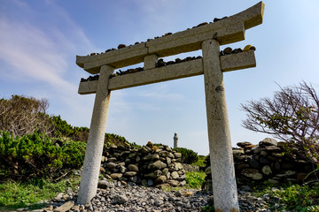 角島大橋　角島灯台