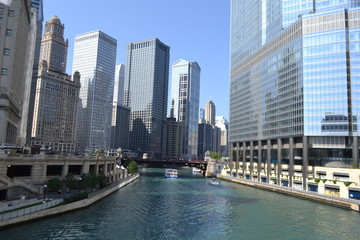 Fototapeta premium Rzeka Chicago