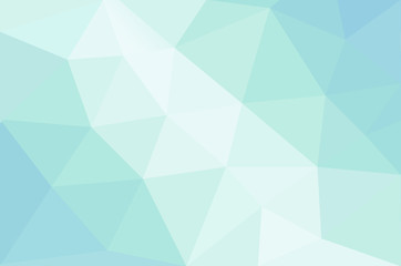 Abstract calming pastel colored background with connected polygonal shapes - triangles