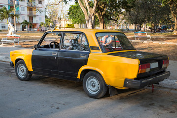 Taxi-Oldtimer auf Kuba (Karibik)