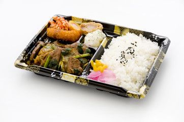 レバニラ炒め弁当