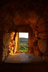 view throgh the window