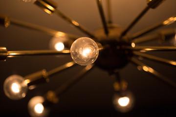 Mid-century sputnik light