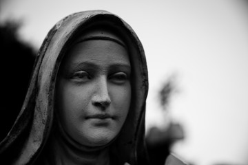 Virgin Mary statue