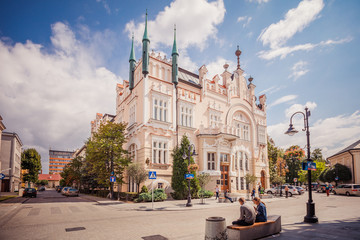 Fototapeta na wymiar Bank PKO in Rzeszow, Poland