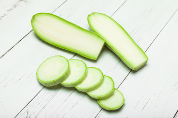 Squash, marrow zucchini. Fresh food background.