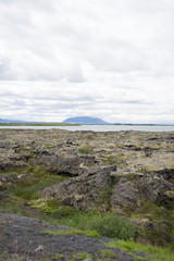 Fototapeta na wymiar Landschaft im Gebiet um den Mývatn-See / Nord-Island