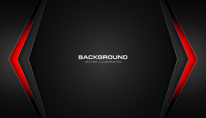 Abstract color gradient contrast tech arrows background. Vector illustration corporate design