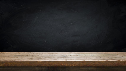 background of barrel and worn old table of wood