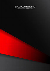 Abstract color gradient contrast tech arrows background. Vector illustration corporate design