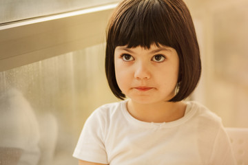 Black hair little girl