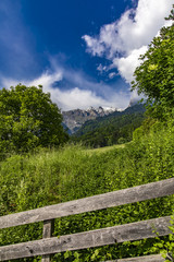Fototapeta na wymiar View at Swiss Alps