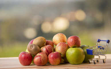 variety of fruits