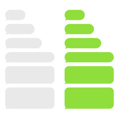 Obraz premium Chat bubbles set