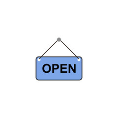 Open sign fod door