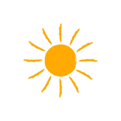 Sun icon brush