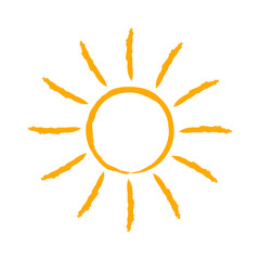 Sun icon brush