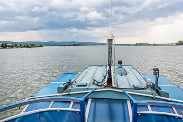 Cruise on the water dam, Piestany, Slovakia