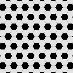 Soccer ball seamless pattern