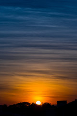 Obraz premium Por do sol - sunset - sunrise - nascer - sol - campeche