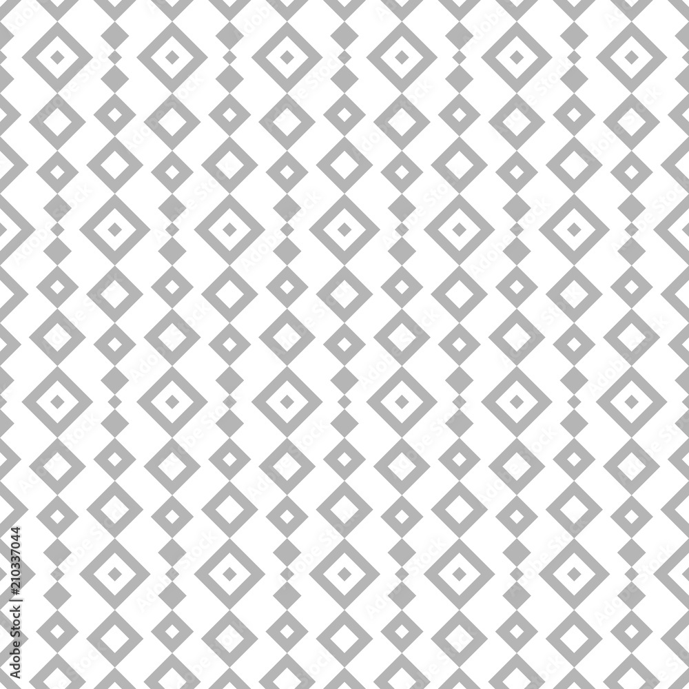 Poster Seamless geometric modern pattern. Vector monochrome background