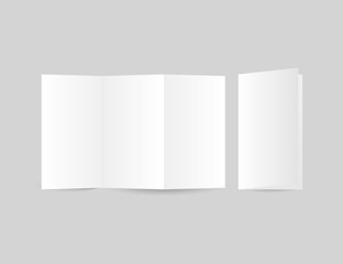 Blank brochure template
