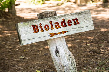 Schild 263 - Bioladen