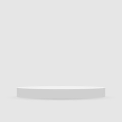 Realistic mock up podium