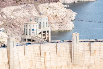 Deurstickers Dam Hoover dam VS