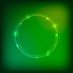 Light abstract neon frame background